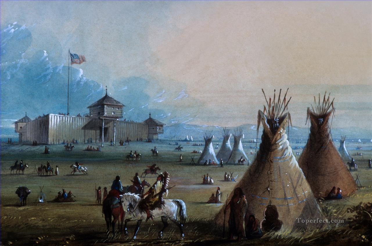 Ureinwohner Amerikas Indianer 61 Ölgemälde